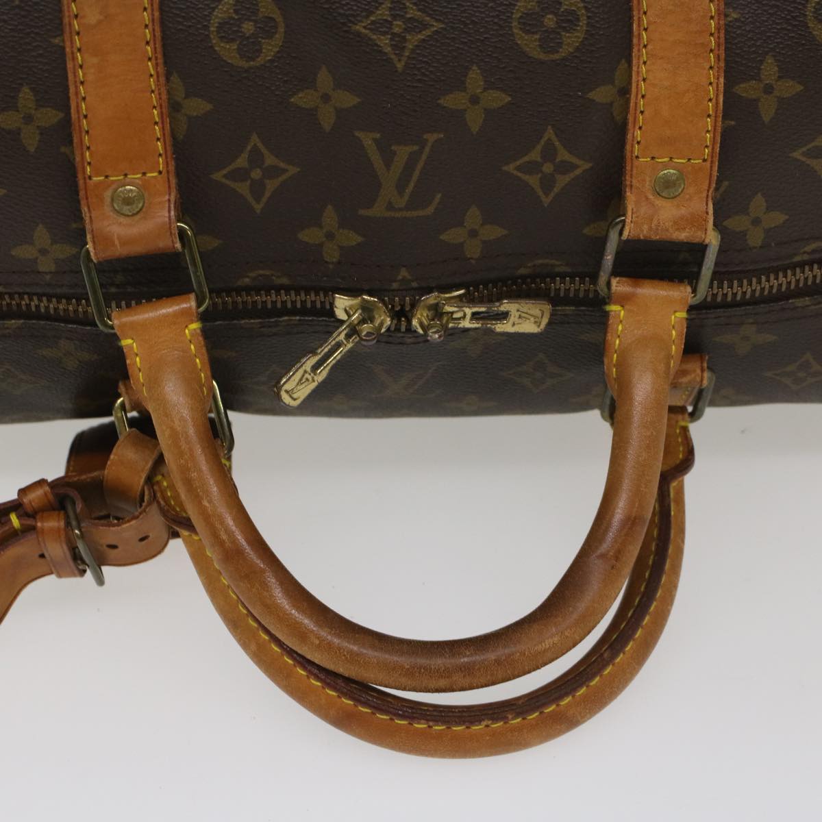 LOUIS VUITTON Monogram Keepall Bandouliere 60 Boston Bag M41412 LV fm2831