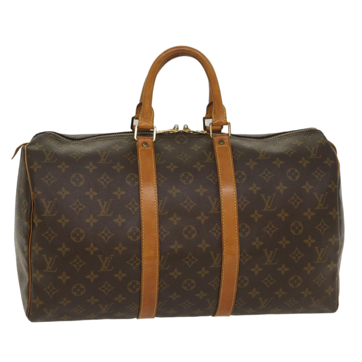 LOUIS VUITTON Monogram Keepall 45 Boston Bag M41428 LV fm2832