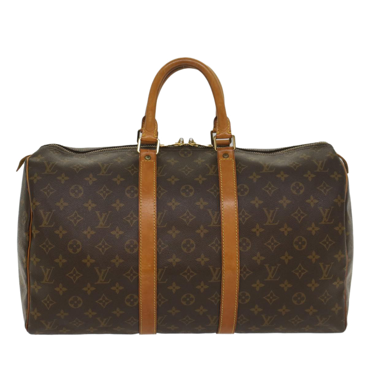LOUIS VUITTON Monogram Keepall 45 Boston Bag M41428 LV fm2832