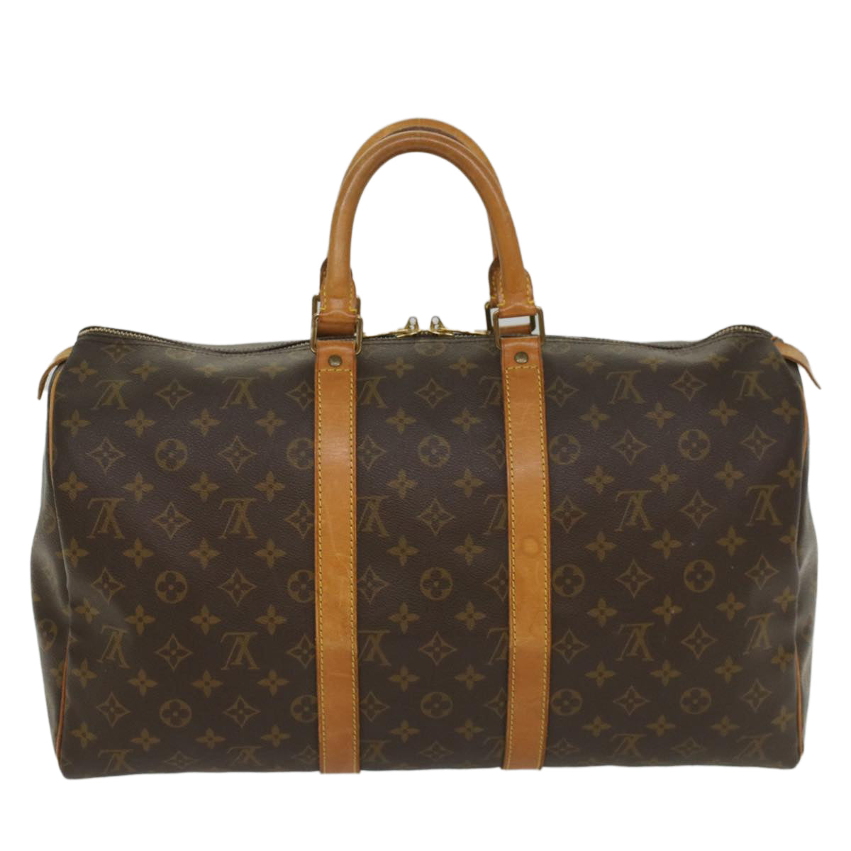 LOUIS VUITTON Monogram Keepall 45 Boston Bag M41428 LV fm2832
