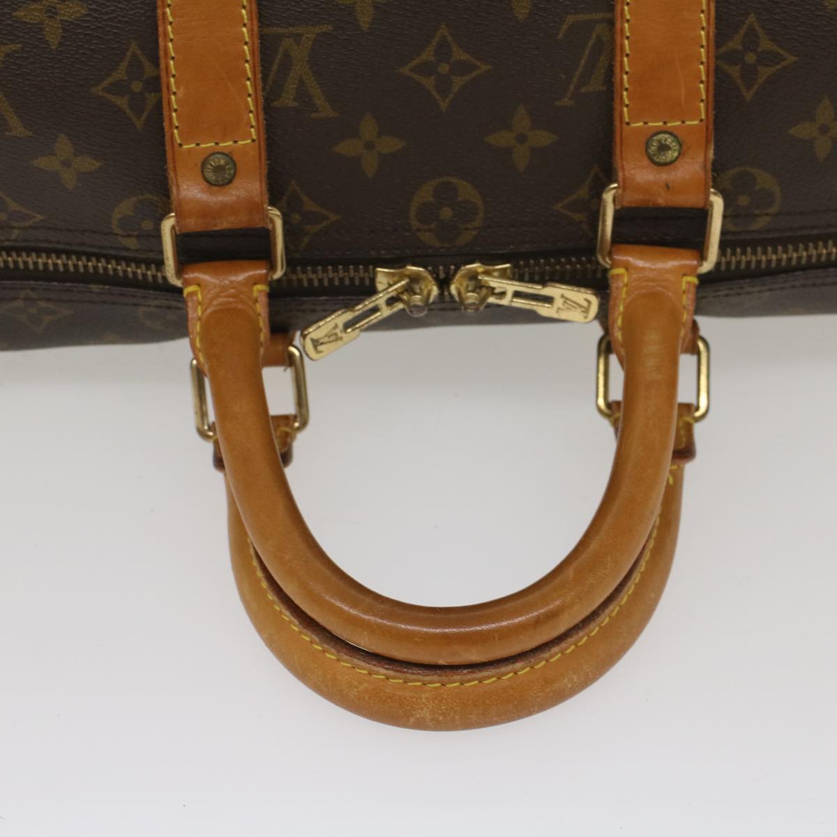 LOUIS VUITTON Monogram Keepall 45 Boston Bag M41428 LV fm2832