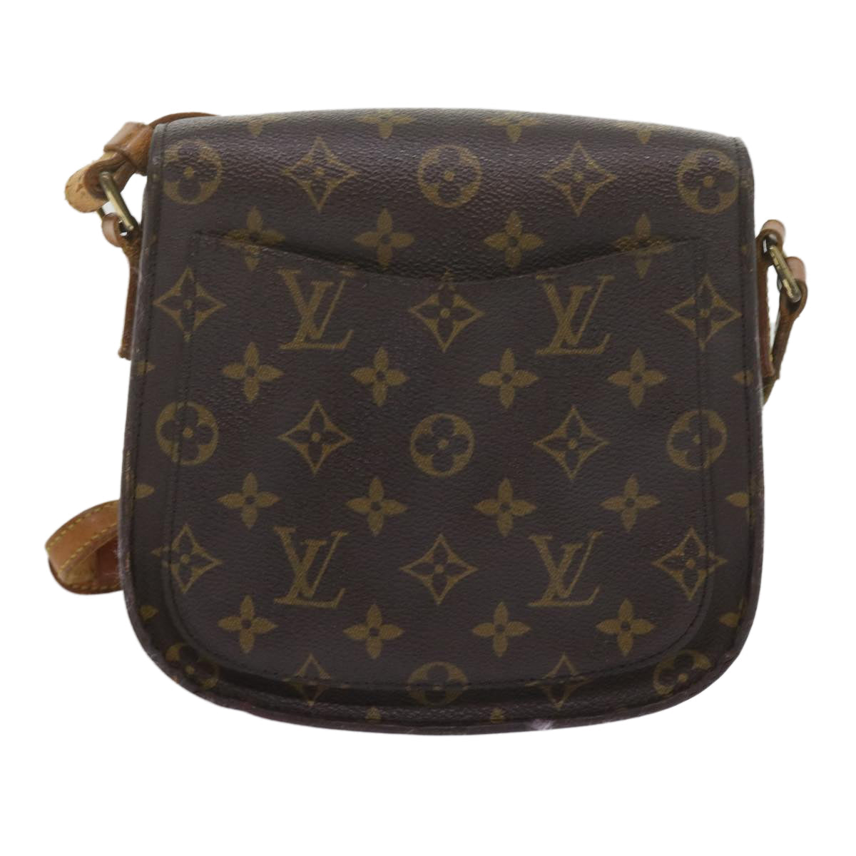 LOUIS VUITTON Monogram Saint Cloud MM Shoulder Bag M51243 LV fm2997