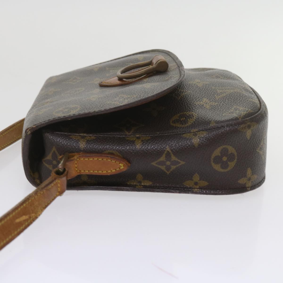 LOUIS VUITTON Monogram Saint Cloud MM Shoulder Bag M51243 LV fm2997