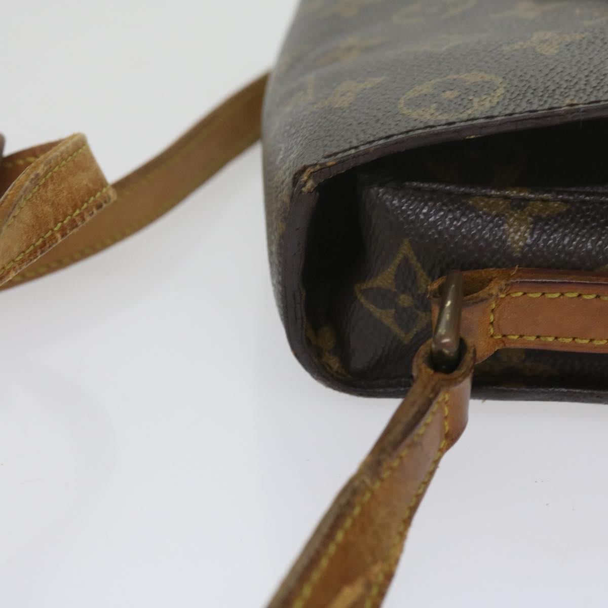 LOUIS VUITTON Monogram Saint Cloud MM Shoulder Bag M51243 LV fm2997