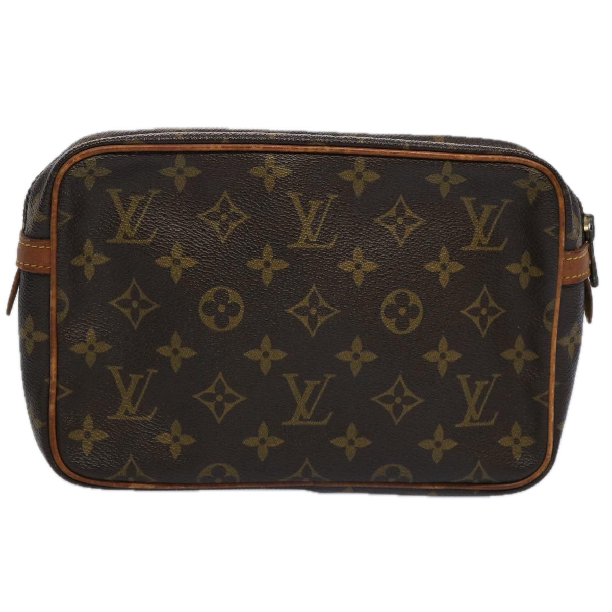LOUIS VUITTON Monogram Compiegne 23 Clutch Bag M51847 LV fm3003