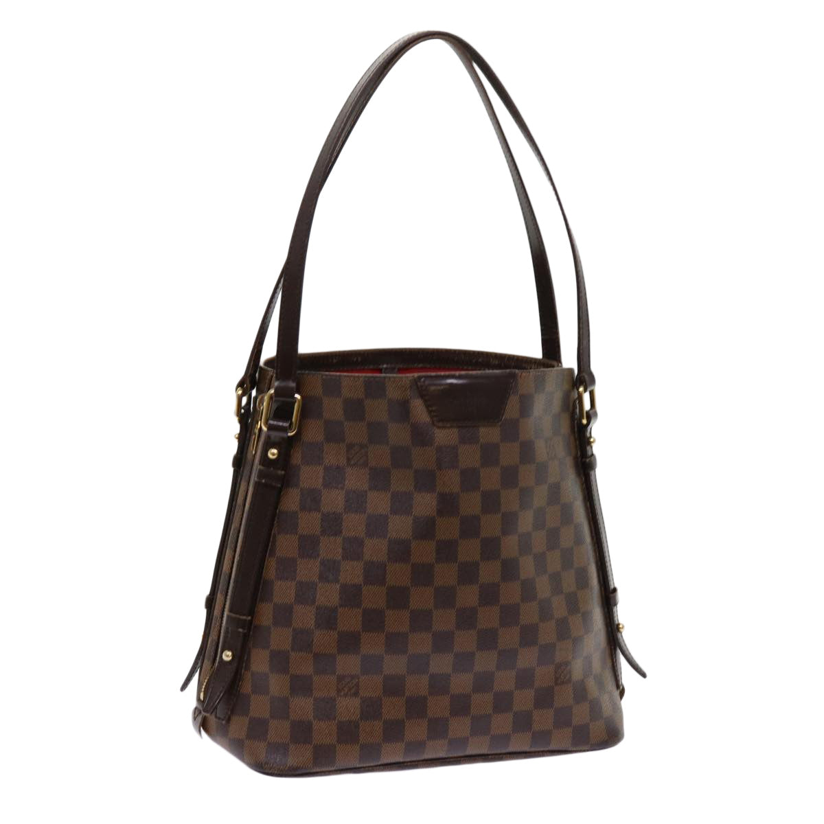 LOUIS VUITTON Damier Ebene Cabas Rivington Shoulder Bag N41108 LV fm3058
