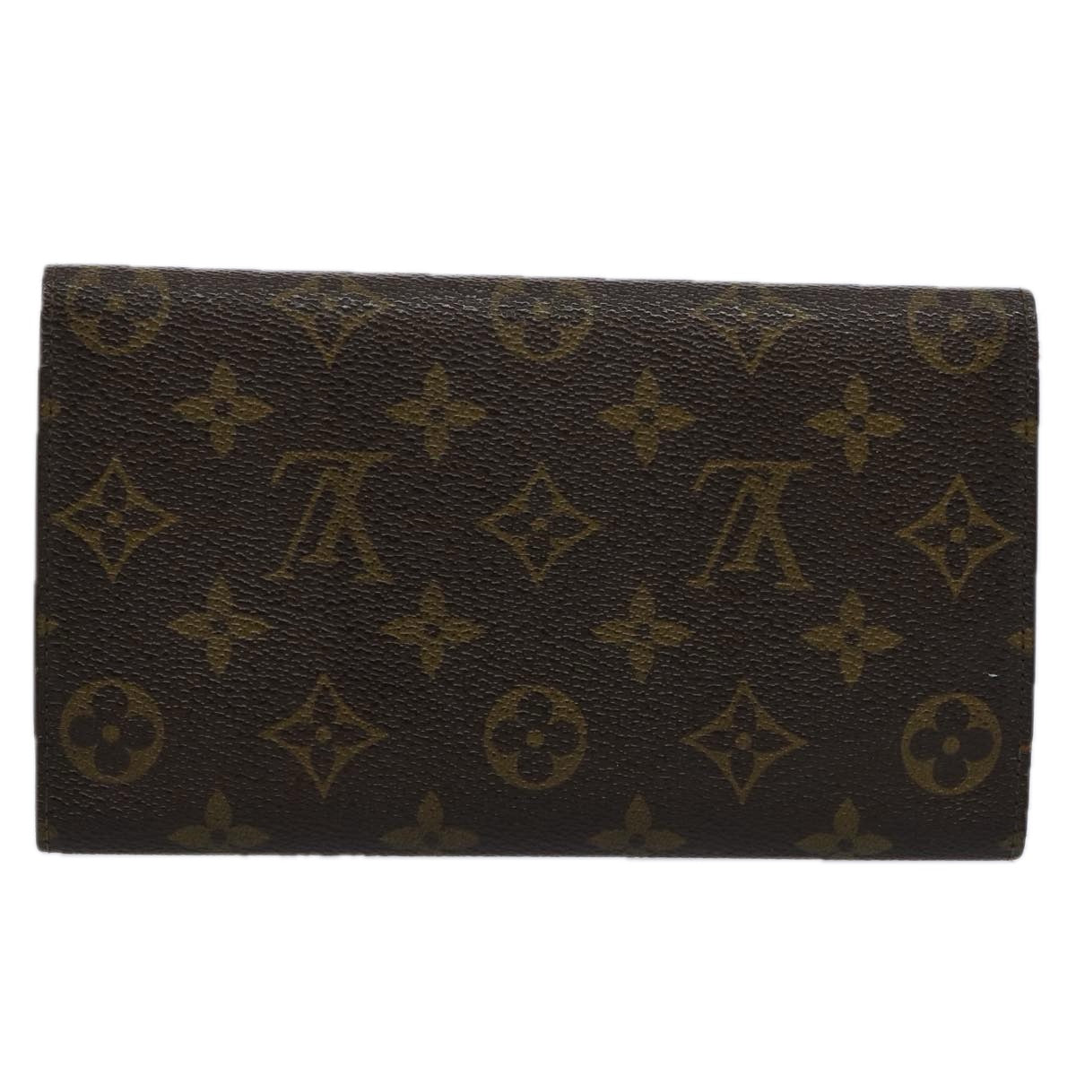 LOUIS VUITTON Monogram Porte Tresol International Wallet M61215 LV fm3084