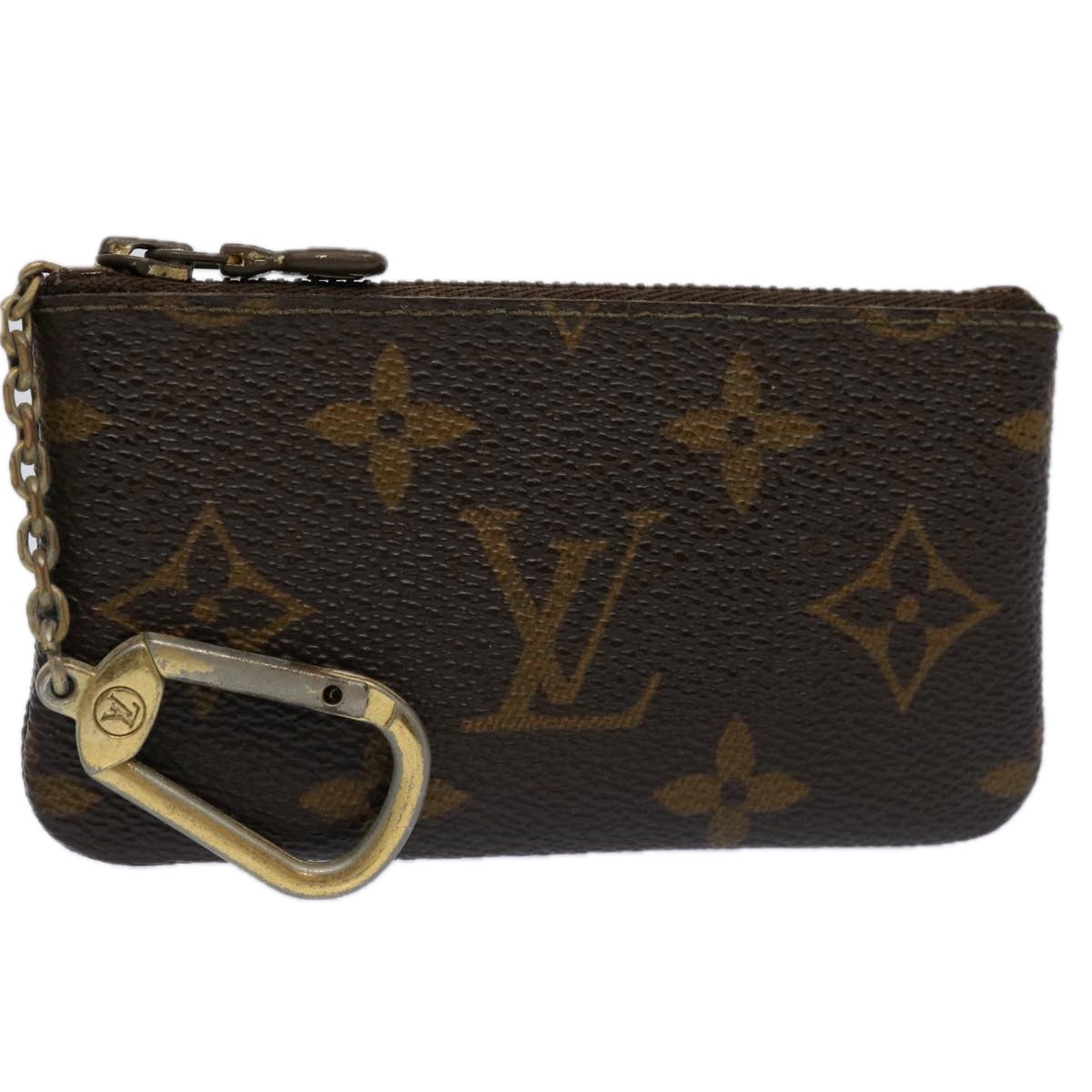 LOUIS VUITTON Monogram Pochette Cles Coin Purse M62650 LV fm3085