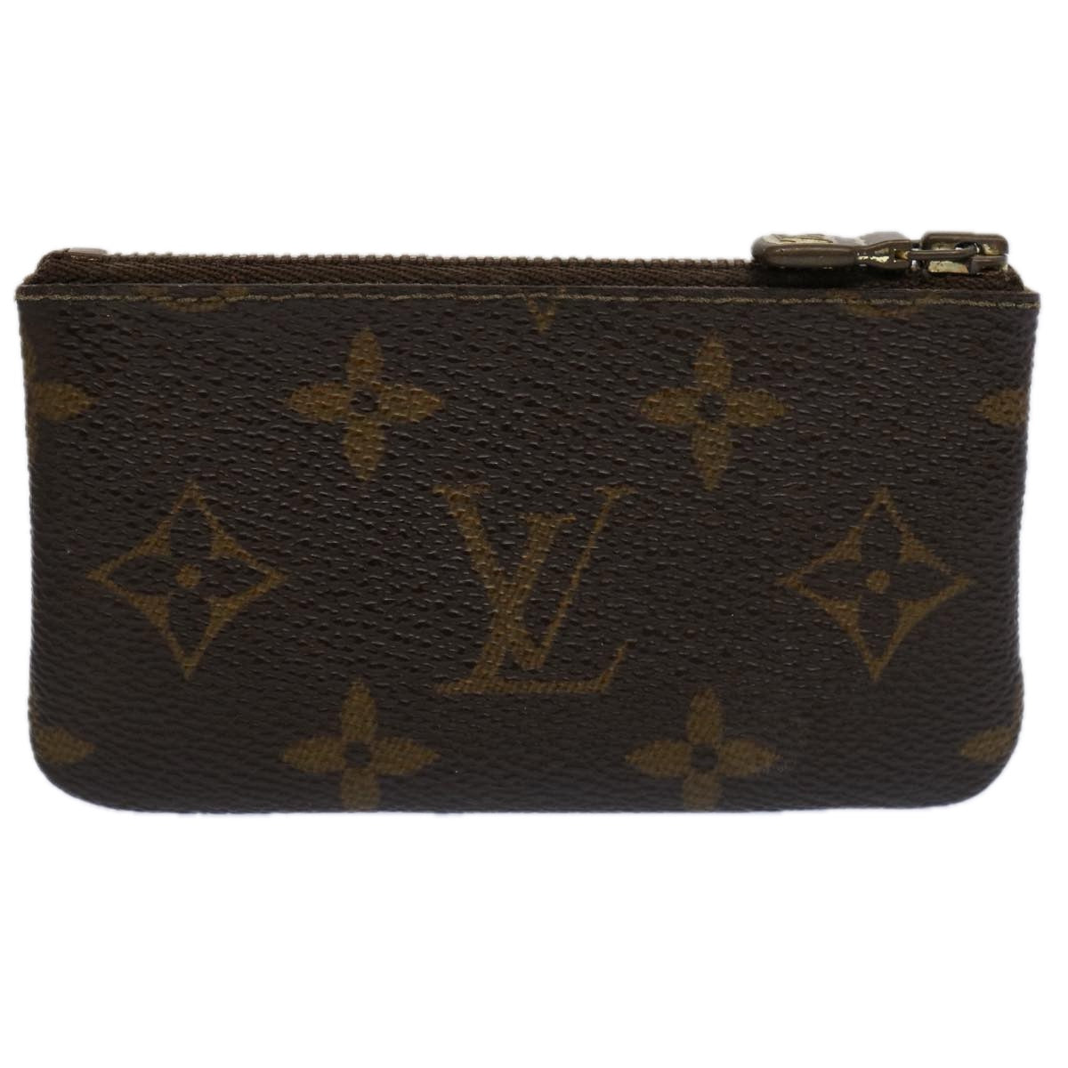 LOUIS VUITTON Monogram Pochette Cles Coin Purse M62650 LV fm3085
