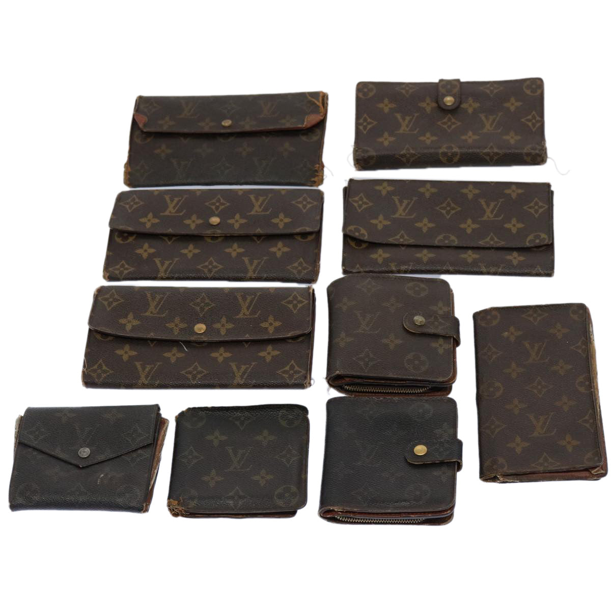 LOUIS VUITTON Monogram Wallet 10set LV fm3087