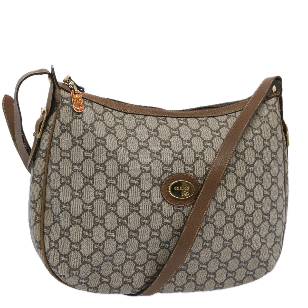 GUCCI GG Plus Supreme Shoulder Bag Beige  fm3139