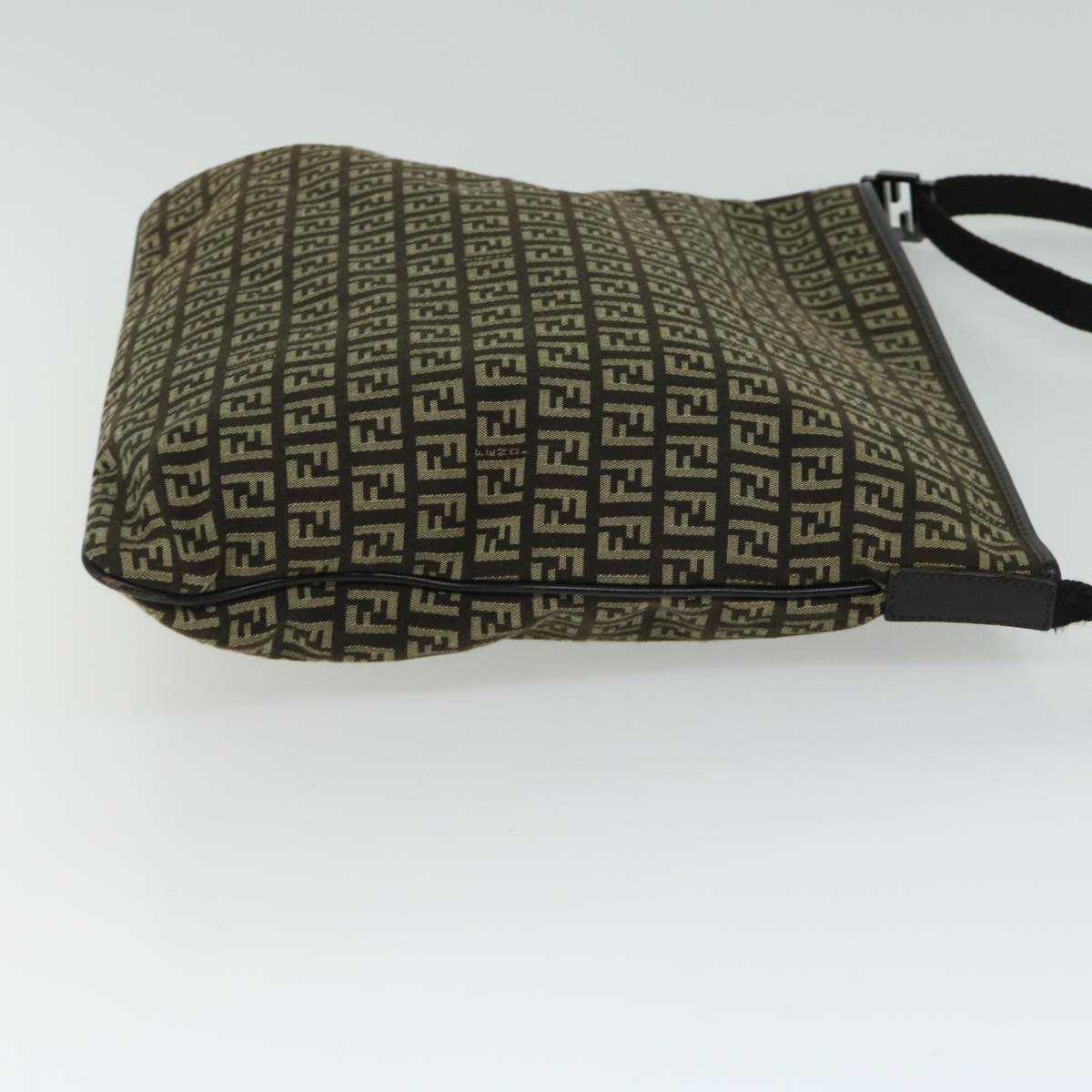 Luxury FendiZucchino Canvas Mamma Baguette Shoulder Bag Brownfm3245