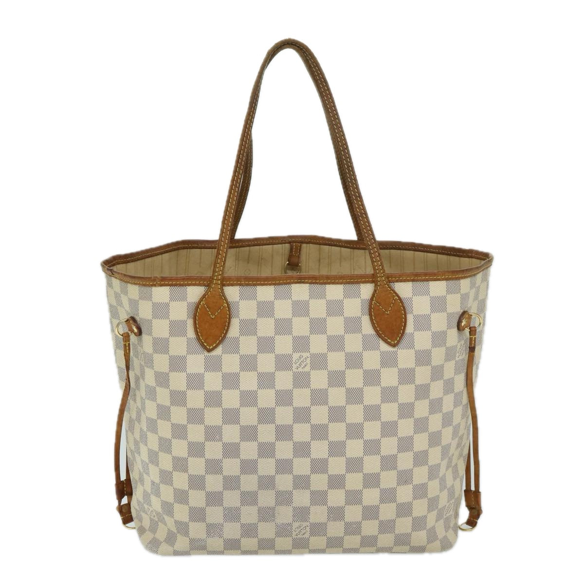 LOUIS VUITTON Damier Azur Neverfull MM Tote Bag N41605 LV fm3275