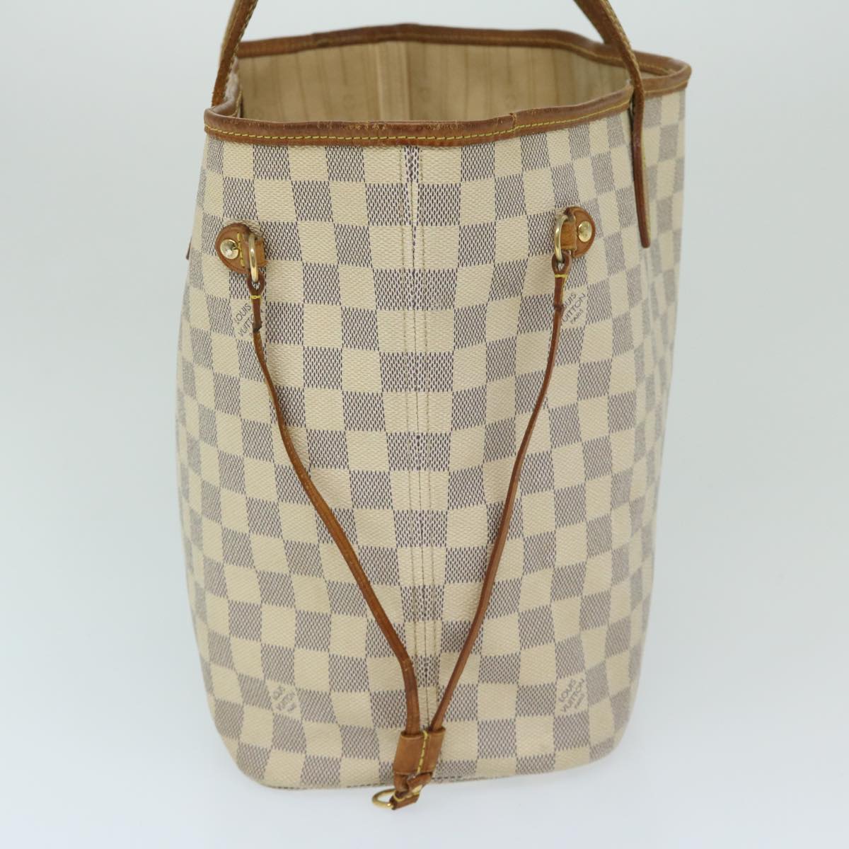 LOUIS VUITTON Damier Azur Neverfull MM Tote Bag N41605 LV fm3275