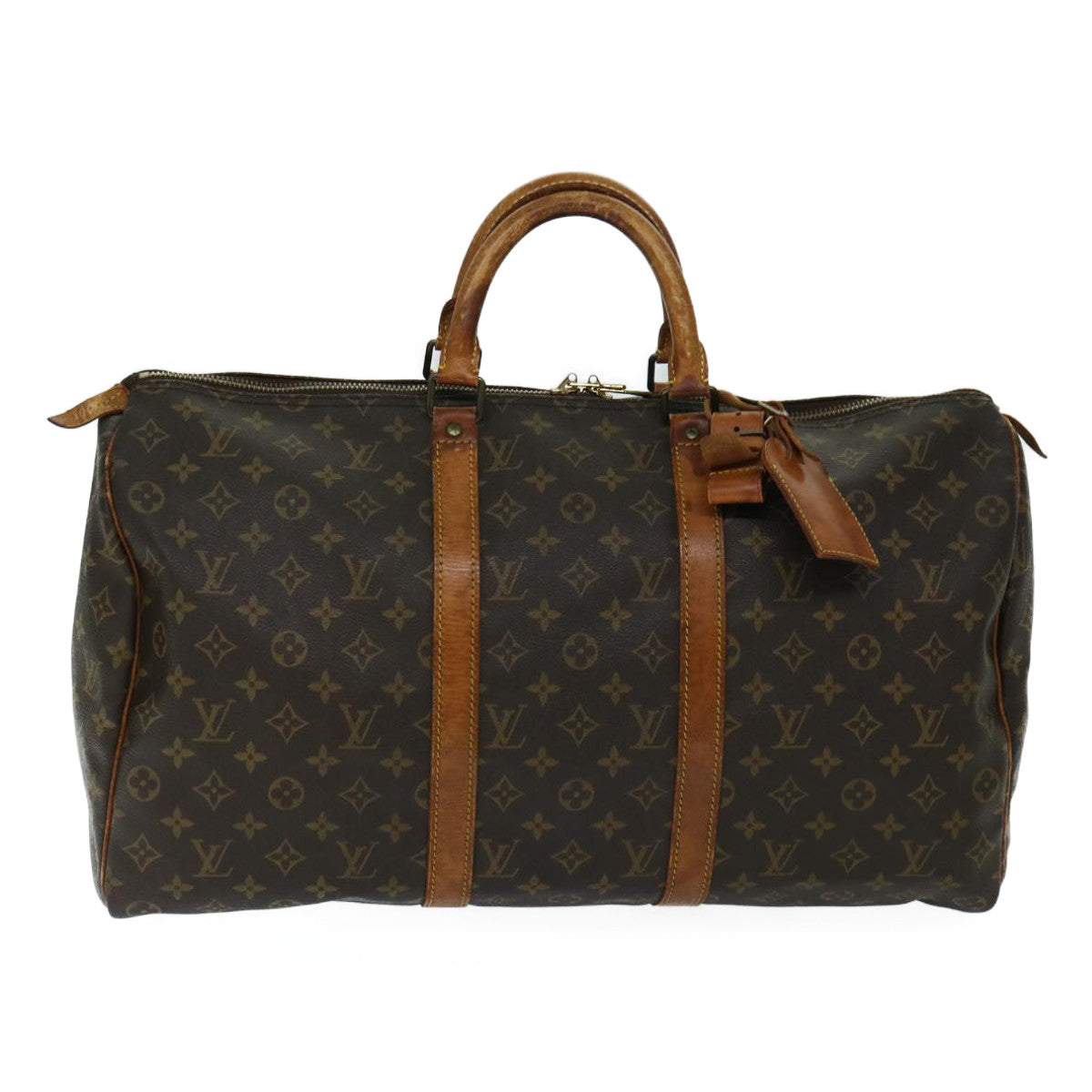 LOUIS VUITTON Monogram Keepall 50 Boston Bag M41426 LV fm3284