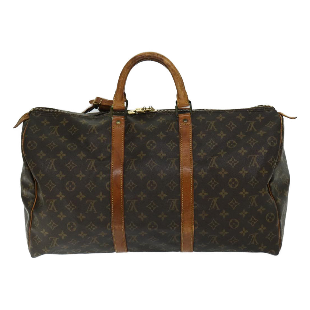 LOUIS VUITTON Monogram Keepall 50 Boston Bag M41426 LV fm3284