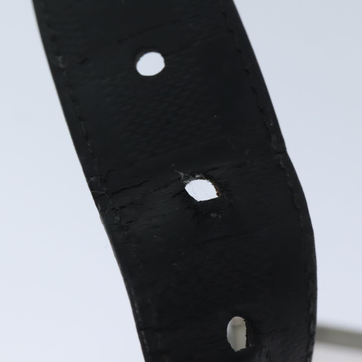 LOUIS VUITTON Epi Damier Belt Leather 3Set Black LV fm3295