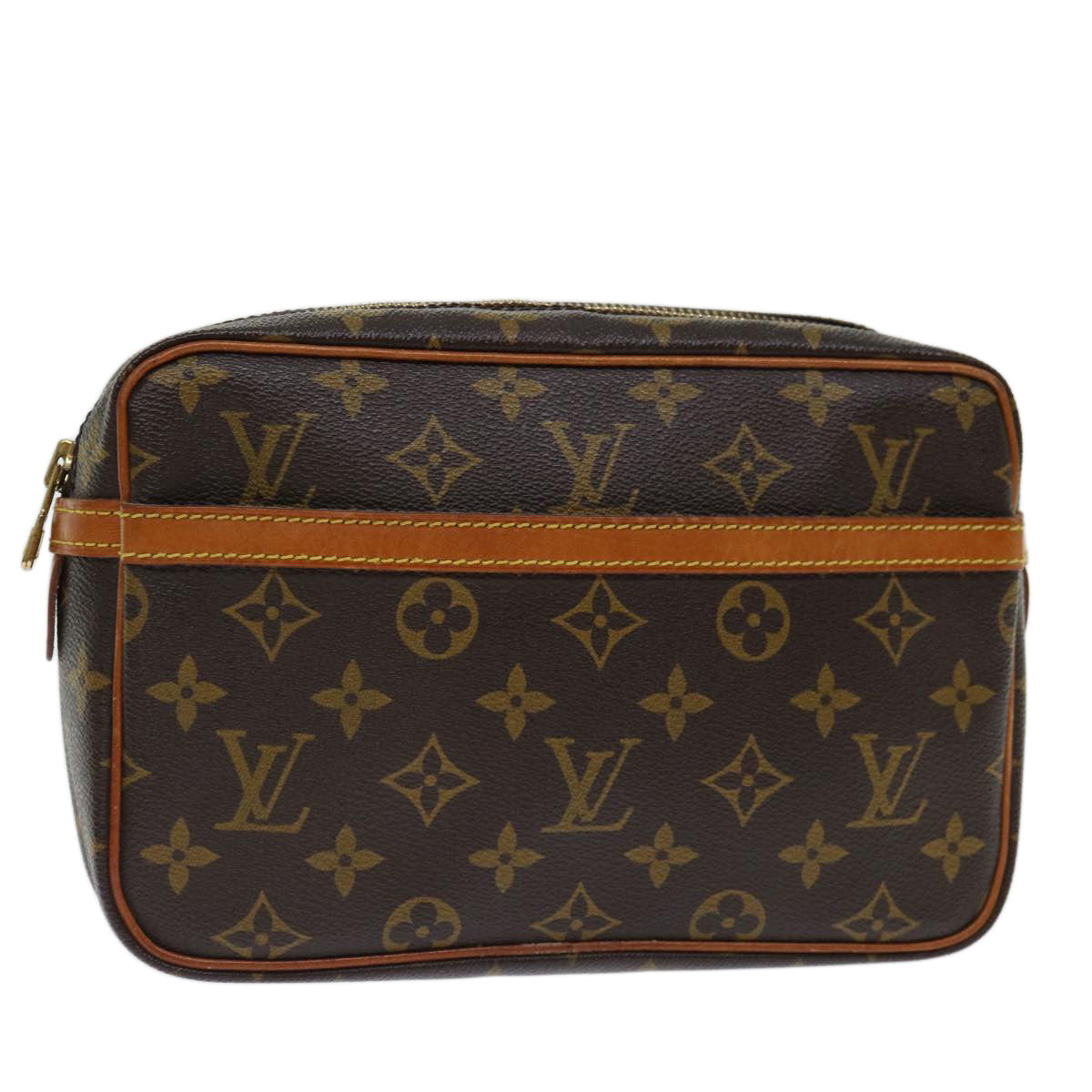 LOUIS VUITTON Monogram Compiegne 23 Clutch Bag M51847 LV fm3312