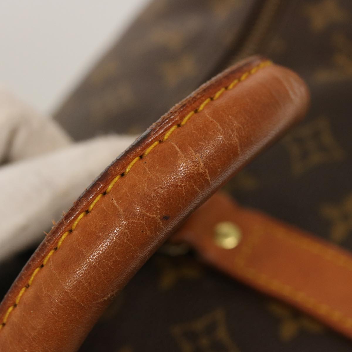 LOUIS VUITTON Monogram Keepall Bandouliere 60 Boston Bag M41412 LV fm3396