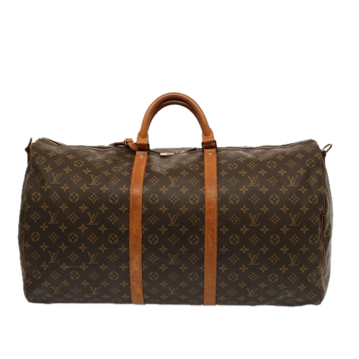 LOUIS VUITTON Monogram Keepall Bandouliere 60 Boston Bag M41412 LV fm3396