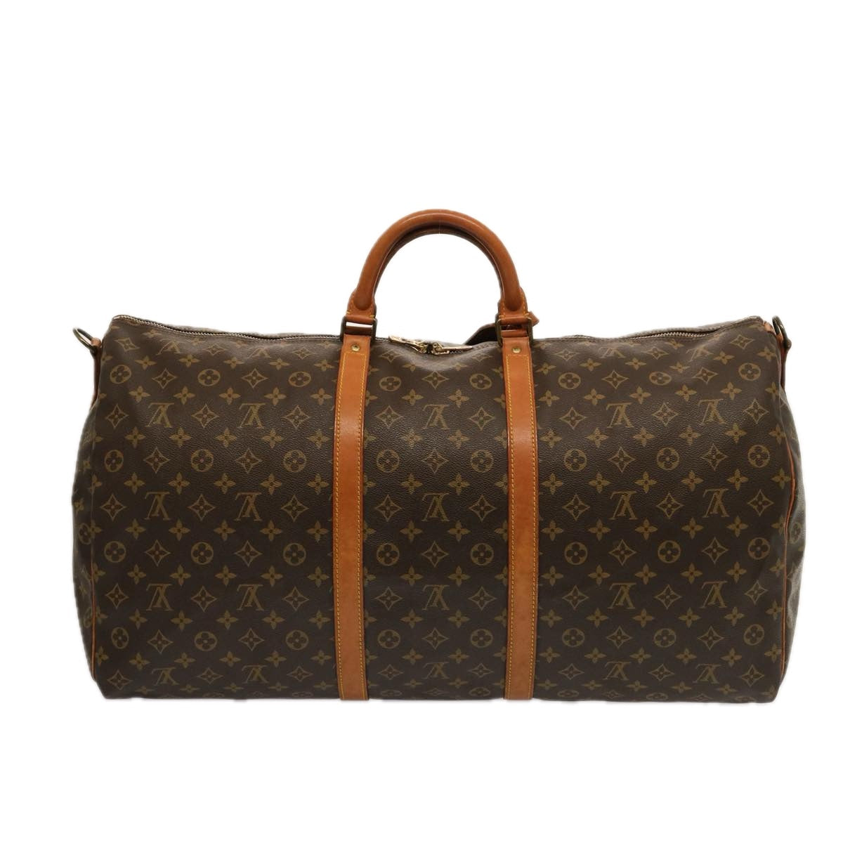 LOUIS VUITTON Monogram Keepall Bandouliere 60 Boston Bag M41412 LV fm3396
