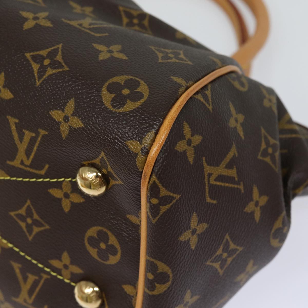 LOUIS VUITTON Monogram Tivori PM Hand Bag M40143 LV fm3550A