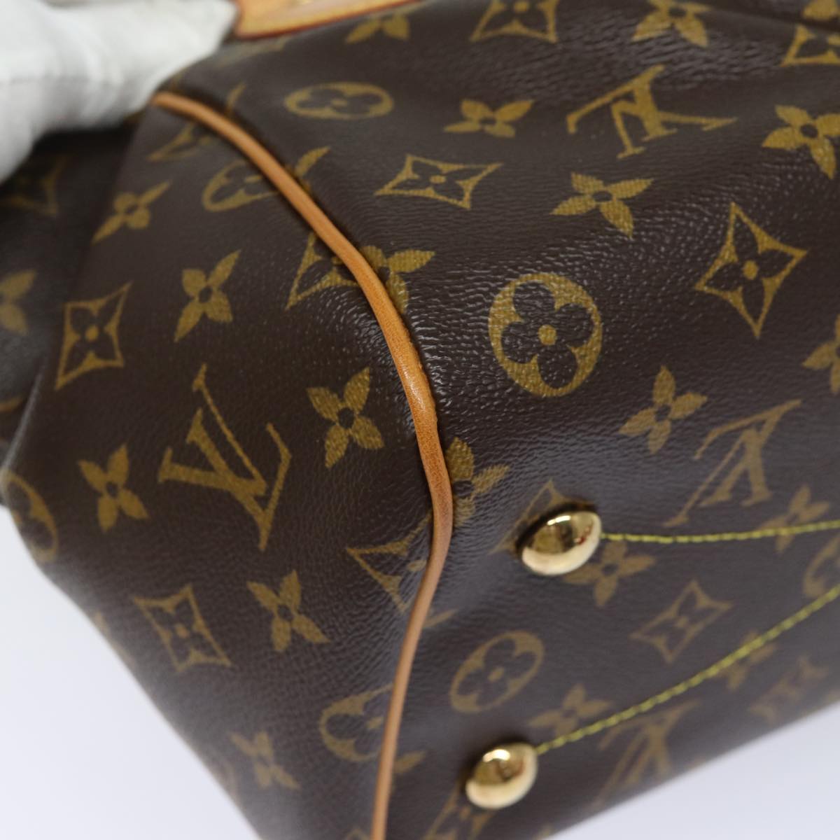 LOUIS VUITTON Monogram Tivori PM Hand Bag M40143 LV fm3550A