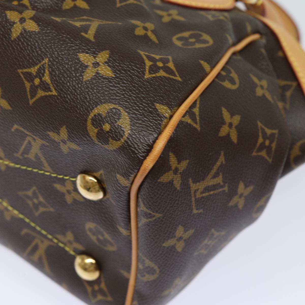 LOUIS VUITTON Monogram Tivori PM Hand Bag M40143 LV fm3550A
