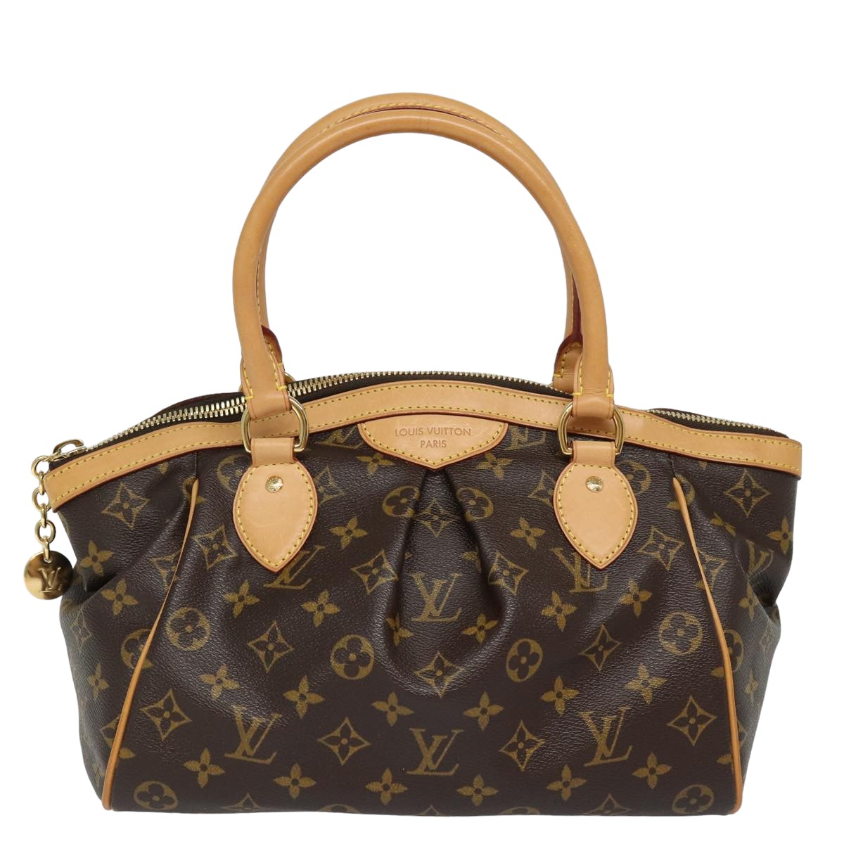 LOUIS VUITTON Monogram Tivori PM Hand Bag M40143 LV fm3550A