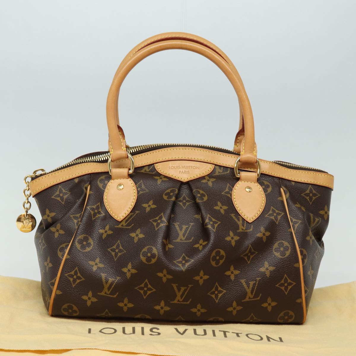 LOUIS VUITTON Monogram Tivori PM Hand Bag M40143 LV fm3550A