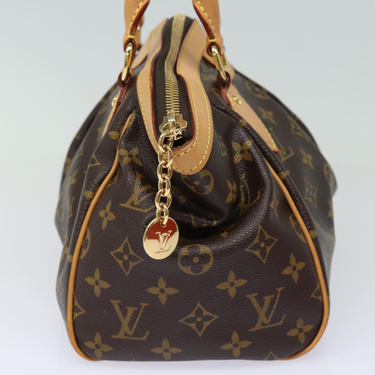 LOUIS VUITTON Monogram Tivori PM Hand Bag M40143 LV fm3550A