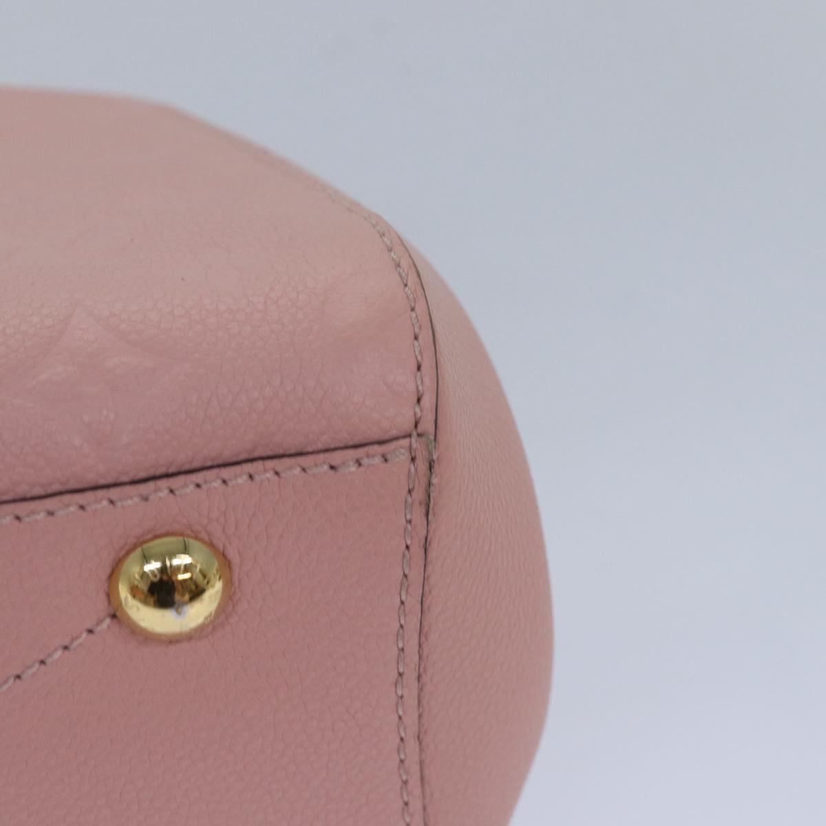 LOUIS VUITTON Monogram Empreinte Montaigne BB Bag Pink Rose M44123 fm3558A