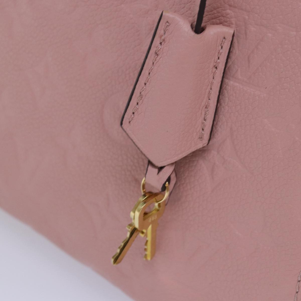 LOUIS VUITTON Monogram Empreinte Montaigne BB Bag Pink Rose M44123 fm3558A