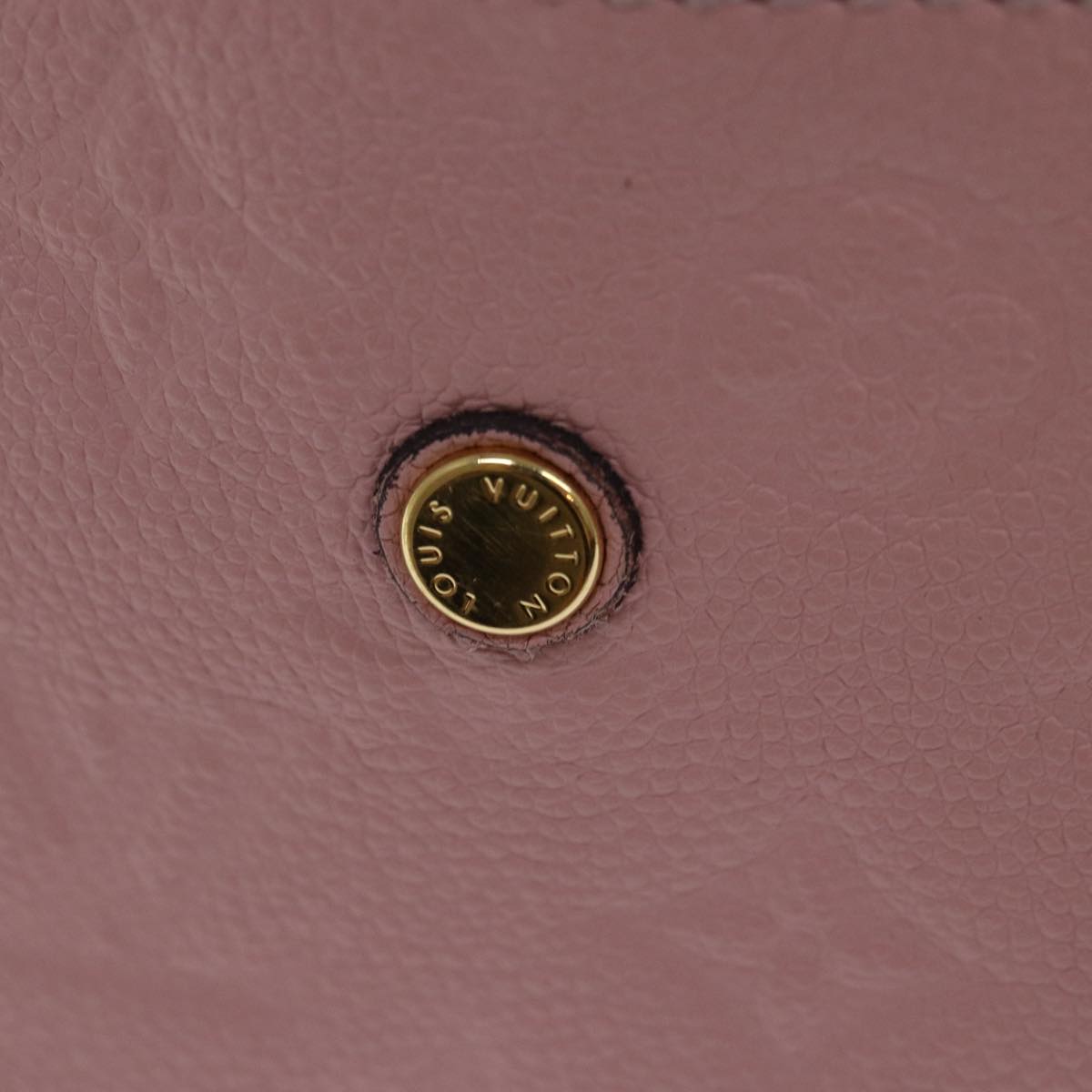 LOUIS VUITTON Monogram Empreinte Montaigne BB Bag Pink Rose M44123 fm3558A