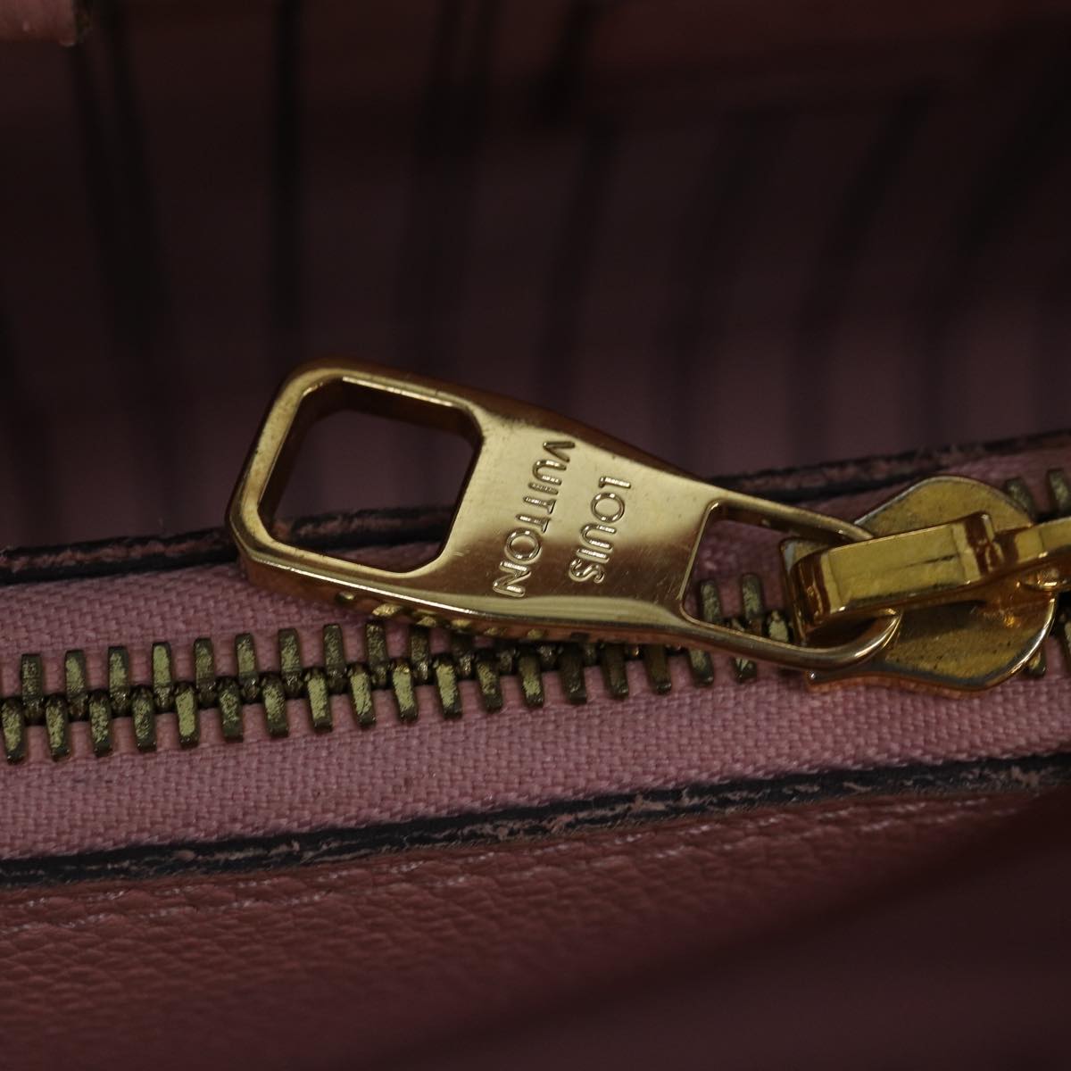 LOUIS VUITTON Monogram Empreinte Montaigne BB Bag Pink Rose M44123 fm3558A