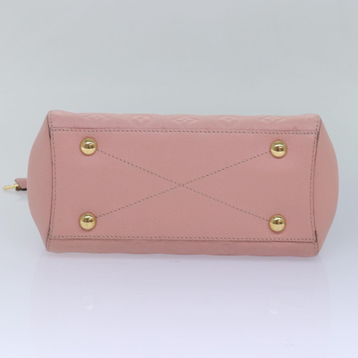 LOUIS VUITTON Monogram Empreinte Montaigne BB Bag Pink Rose M44123 fm3558A