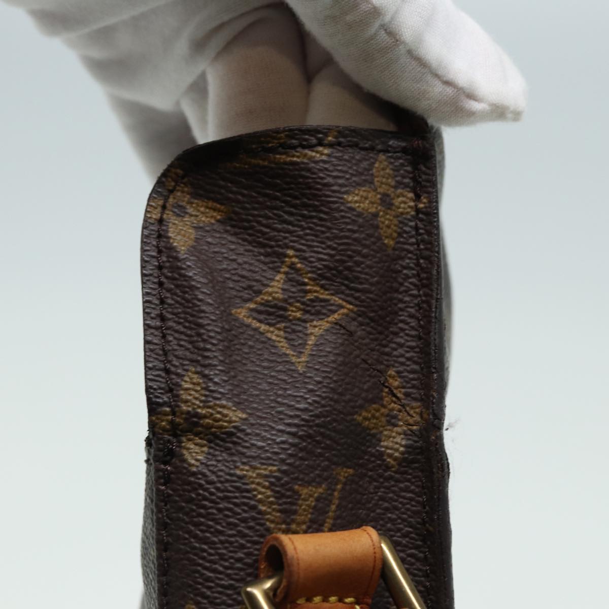 LOUIS VUITTON Monogram Saint Cloud GM Shoulder Bag M51242 LV fm3576