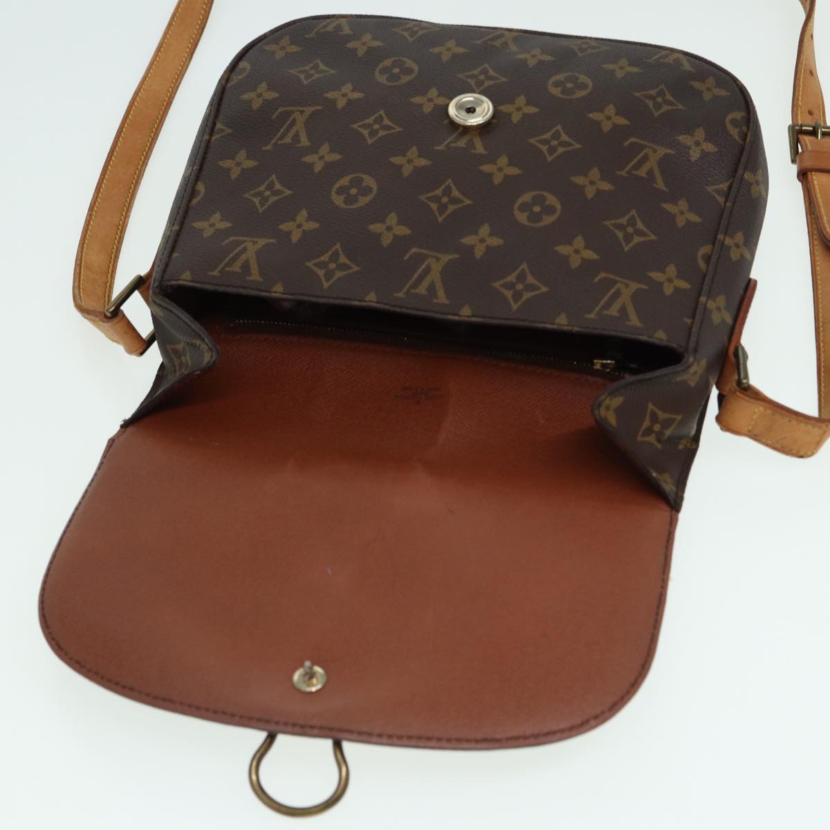 LOUIS VUITTON Monogram Saint Cloud GM Shoulder Bag M51242 LV fm3576