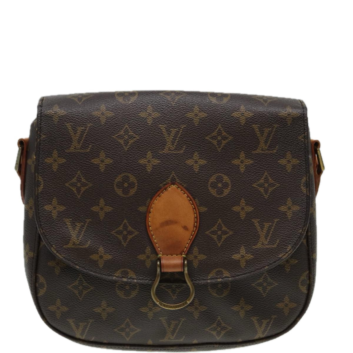 LOUIS VUITTON Monogram Saint Cloud GM Shoulder Bag M51242 LV fm3576