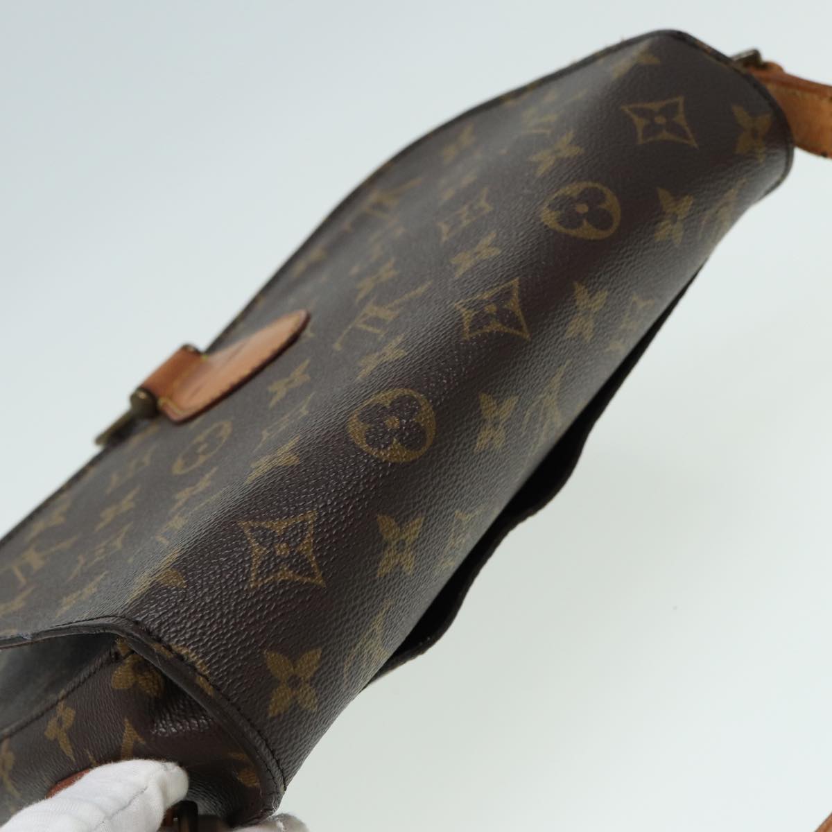 LOUIS VUITTON Monogram Saint Cloud GM Shoulder Bag M51242 LV fm3576