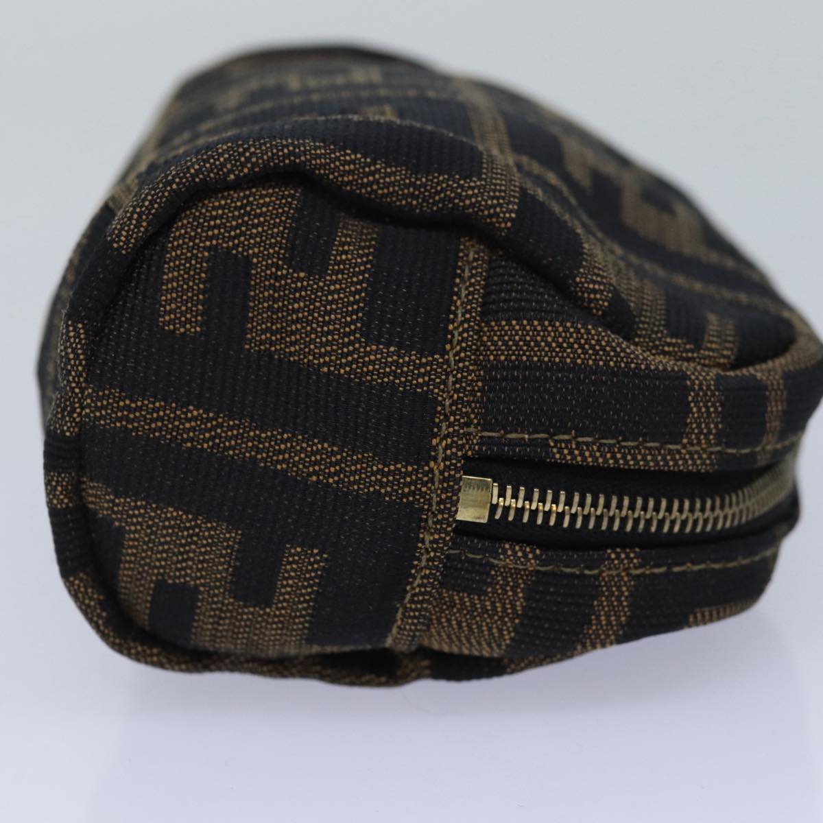 Luxury Fendi Zucca Canvas Pouch Brownfm3578