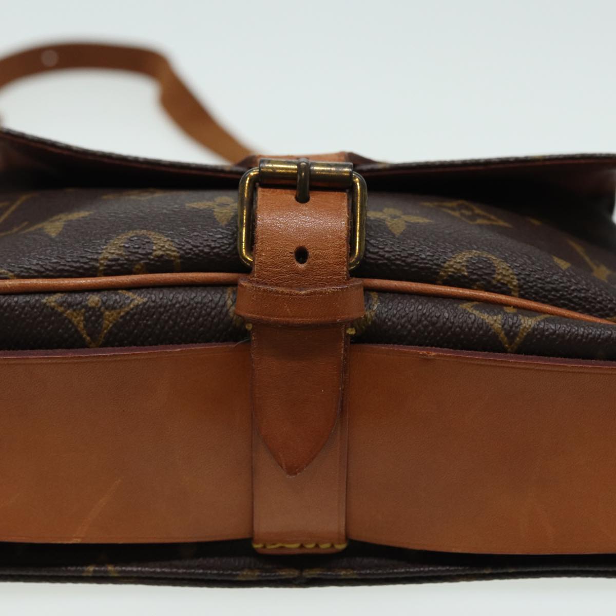 LOUIS VUITTON Monogram Cartouchiere MM Shoulder Bag M51253 LV fm3592