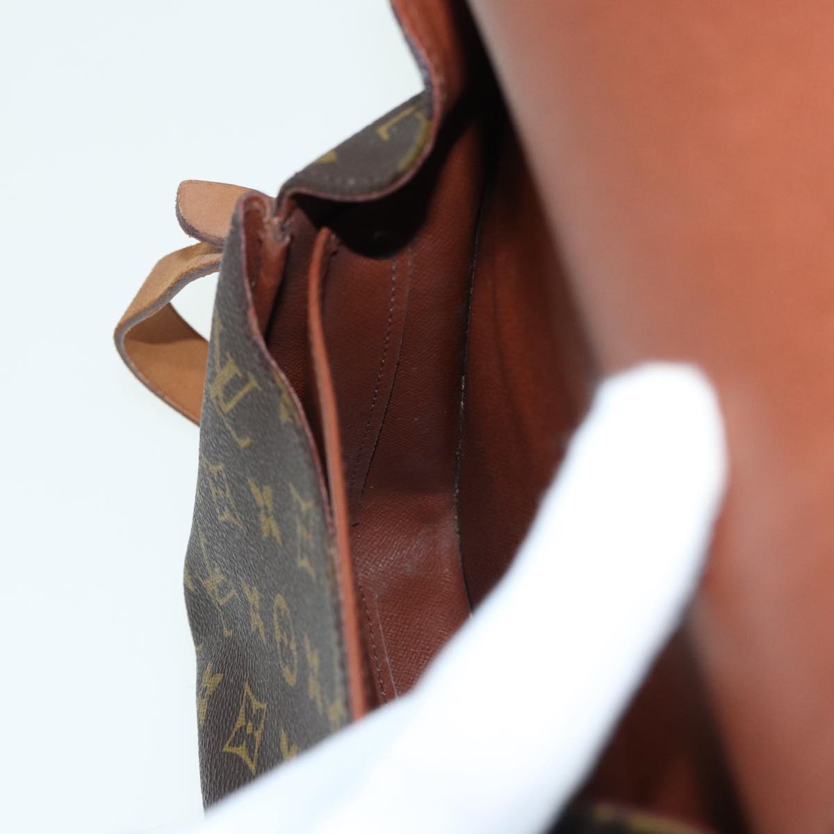 LOUIS VUITTON Monogram Cartouchiere MM Shoulder Bag M51253 LV fm3592