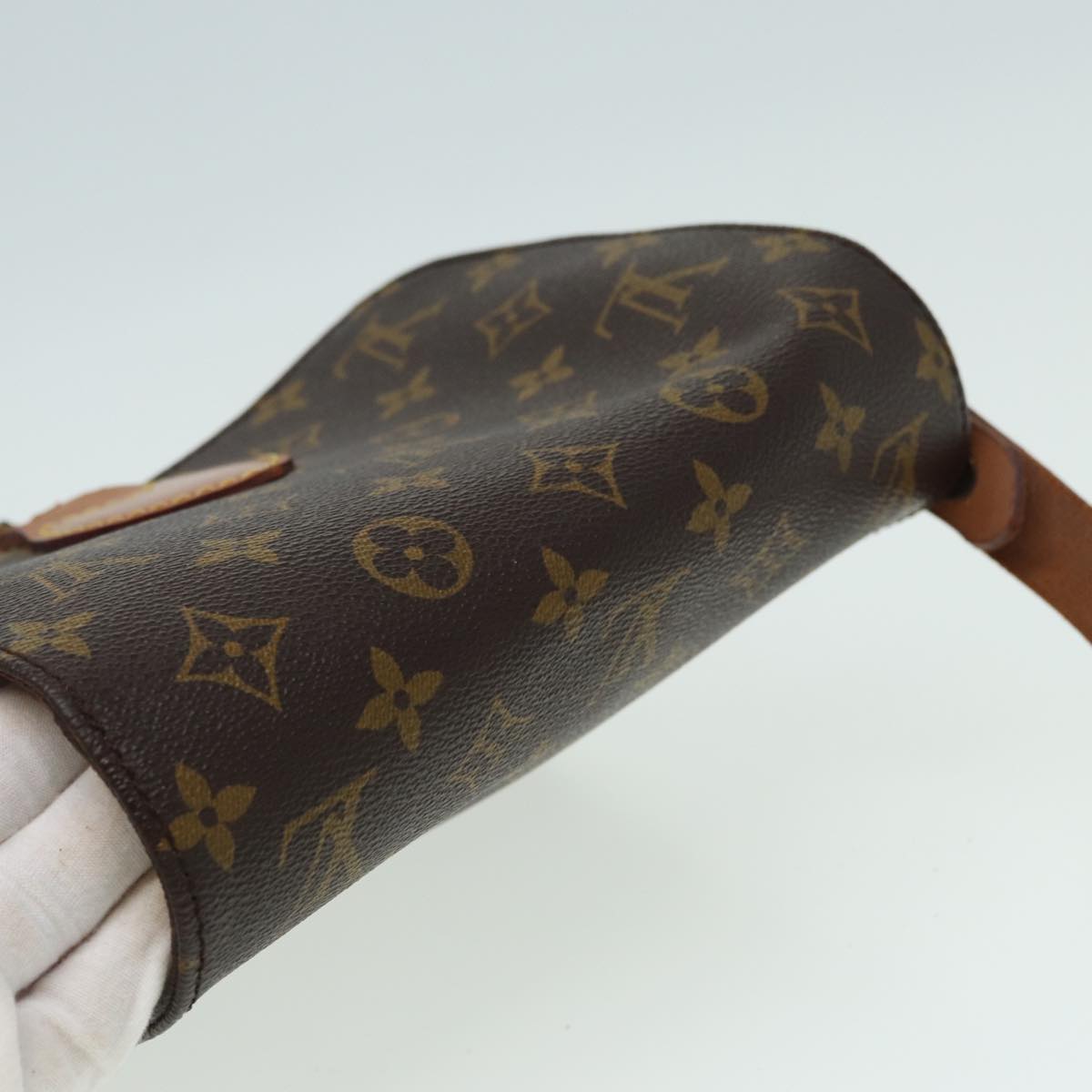 LOUIS VUITTON Monogram Cartouchiere MM Shoulder Bag M51253 LV fm3592