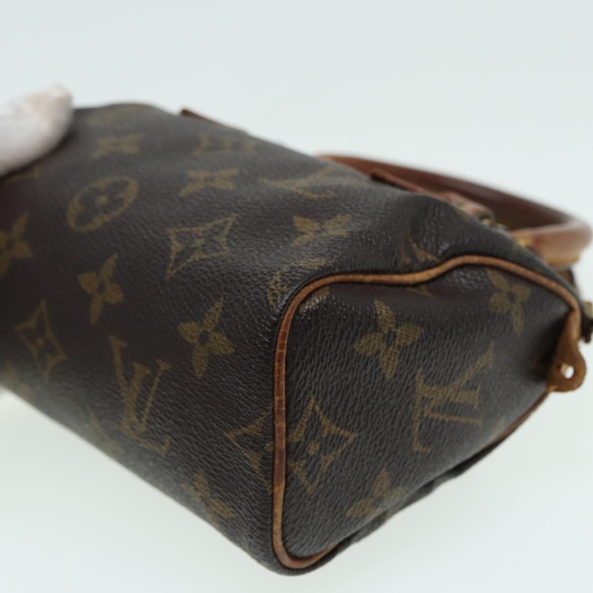 LOUIS VUITTON Monogram Mini Speedy Hand Bag M41534 LV fm3593
