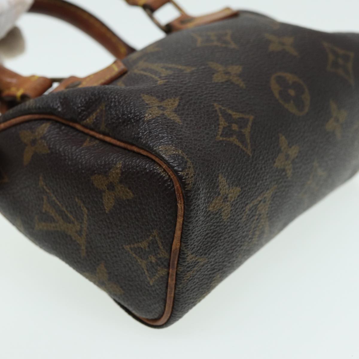 LOUIS VUITTON Monogram Mini Speedy Hand Bag M41534 LV fm3593