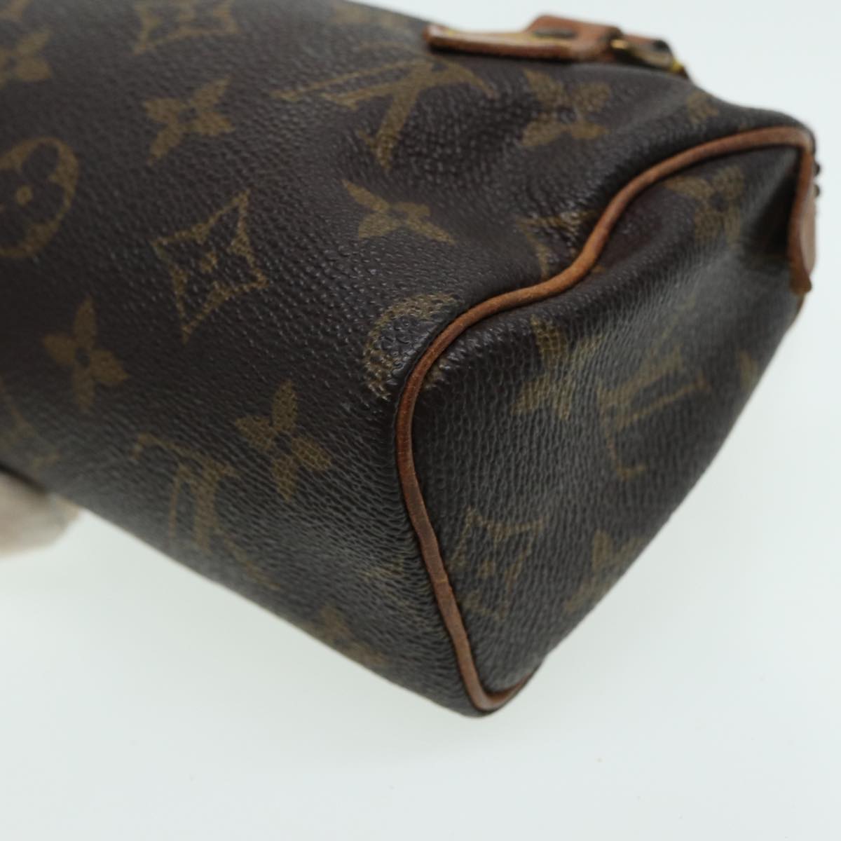 LOUIS VUITTON Monogram Mini Speedy Hand Bag M41534 LV fm3593