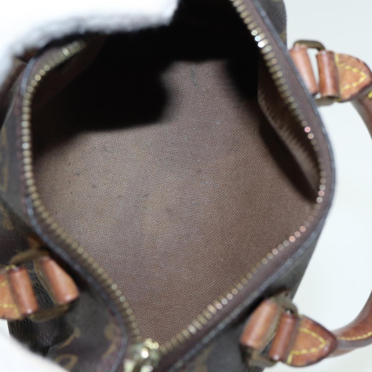 LOUIS VUITTON Monogram Mini Speedy Hand Bag M41534 LV fm3593