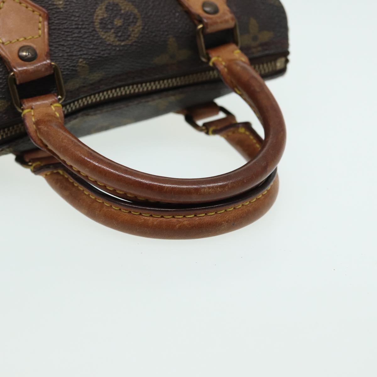 LOUIS VUITTON Monogram Mini Speedy Hand Bag M41534 LV fm3593