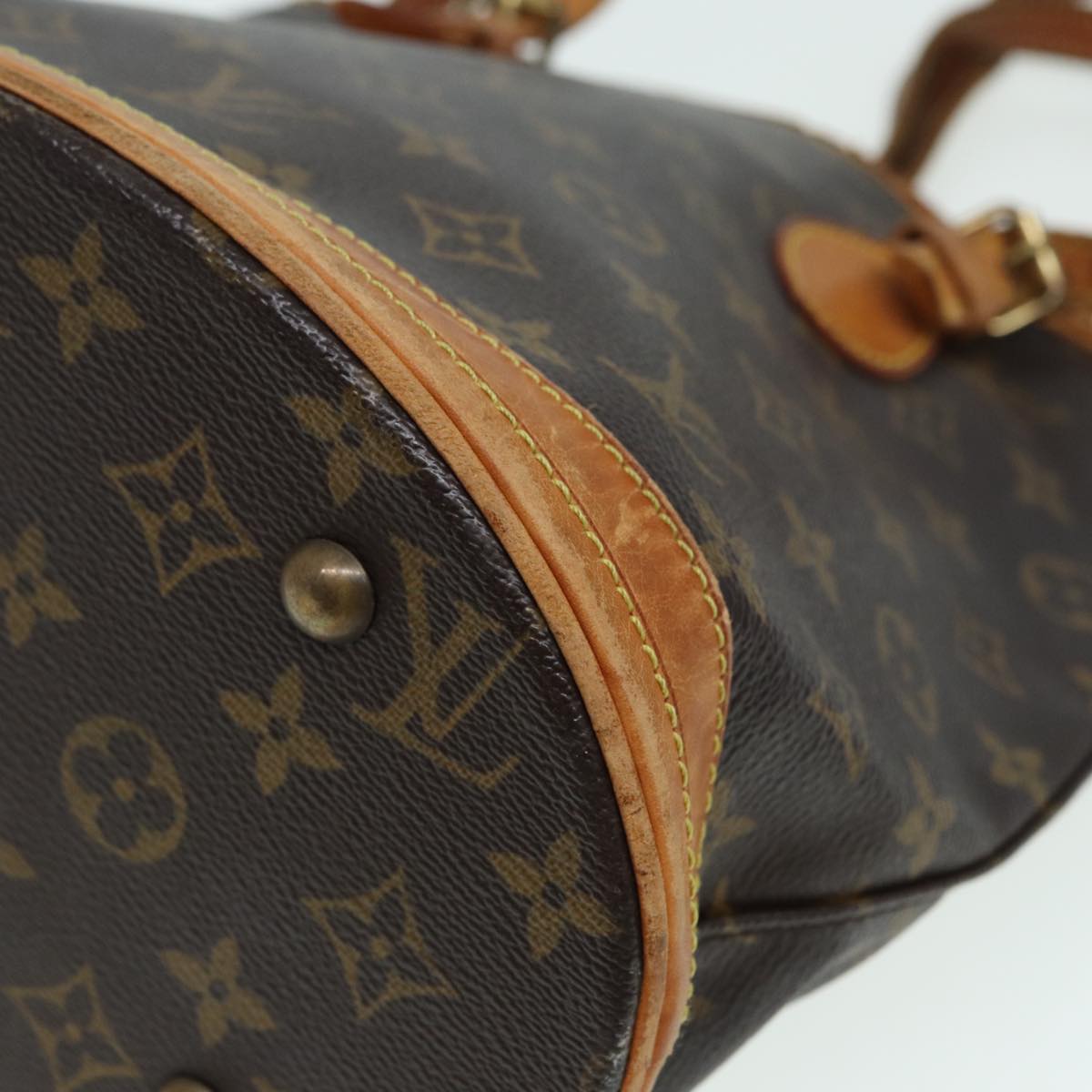 LOUIS VUITTON Monogram Bucket PM Shoulder Bag M42238 LV fm3598